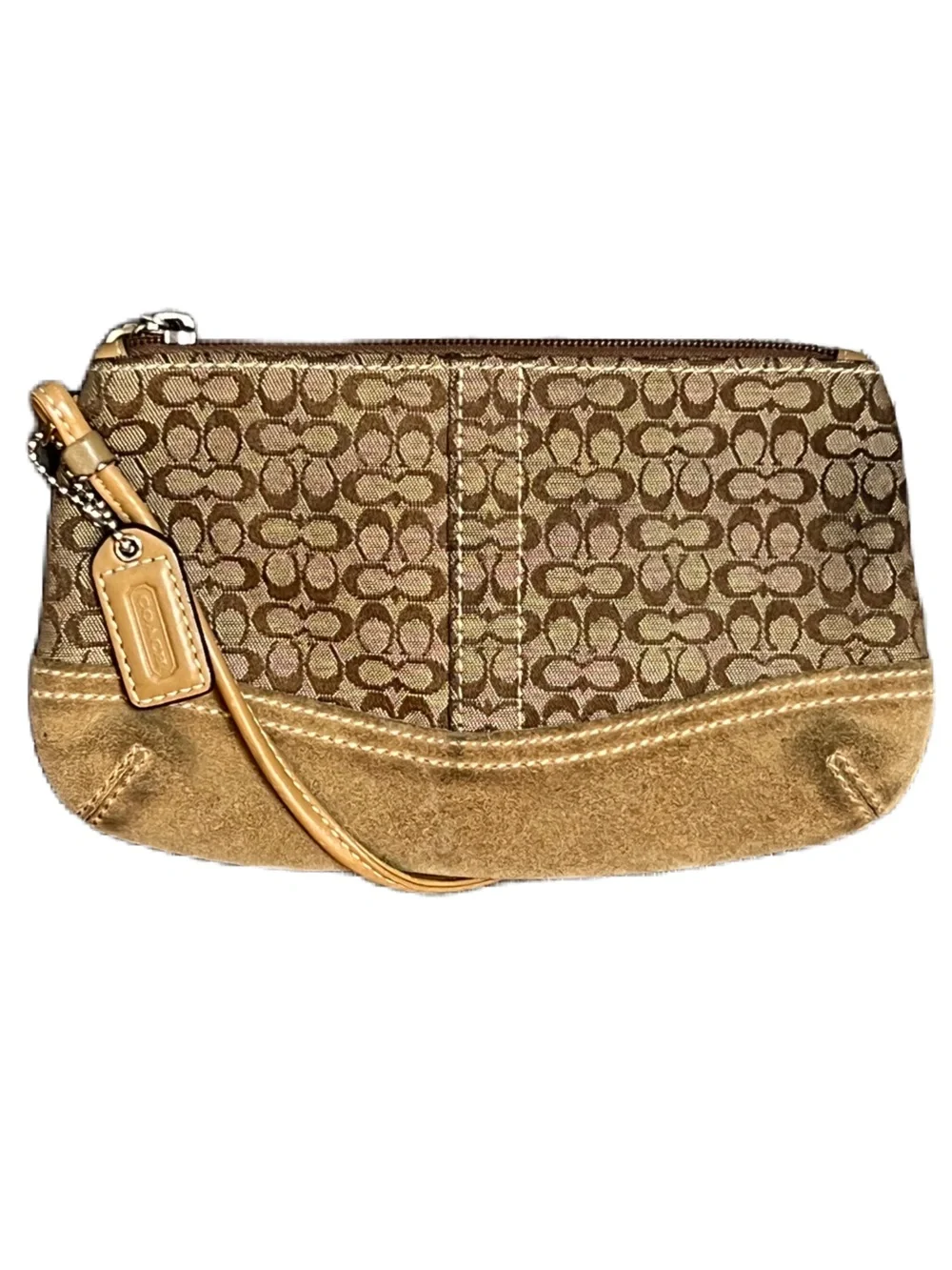 Coach Signature Mini Duff Wristlet